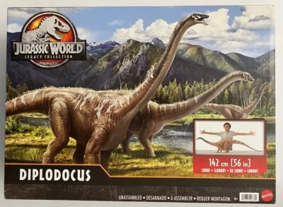 "Мир Юрского периода" Диплодокус, Наследная Цель Парка, Mattel Новый - Изображение 1 из 4