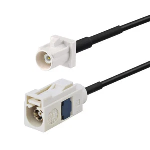 Fakra B Female to Male pigtail RG174 20 FT for FM Radio Antenna Extension Cable - Zdjęcie 1 z 4