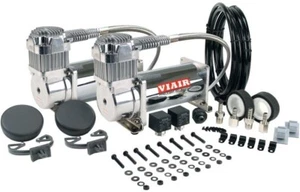 Dual Performance Value DC Compressor Combo Kit Two-400-Cc 12-V. 150-Psi , Chrome - Picture 1 of 1