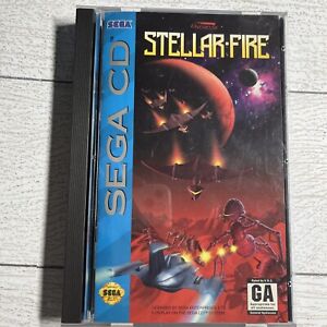 Stellar-Fire (Sega CD, 1993) Complete Disc Action 3D Realism Vintage