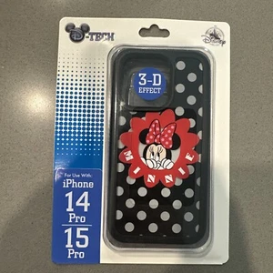 2024 Disney Parks Minnie Peek-a-boo Polka Dots 3D iPhone 14 & 15 Pro Cover - Bild 1 von 6