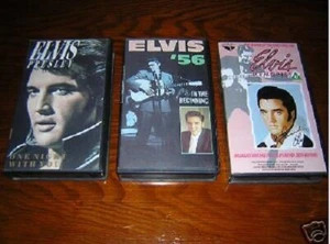  3 Different Elvis Presley VHS Videos Mint/New From Israel - Imagen 1 de 1