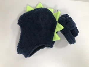 Boys Dino Hat With Mittens Set - Picture 1 of 5
