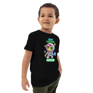 Organic cotton T-Shirt for Kids Grow Together | Subscribe Space Design - Picture 1 of 7