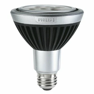 LED - 11 Watt - Dimmable - PAR30 Narrow Flood - 120 Volt - 3100 Philips 40811-2 - Image 1 of 2