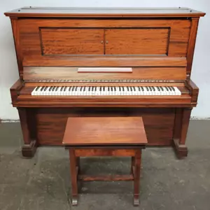 Steinway & Sons 60'' Upright Roll Player Piano - Picture 1 of 16