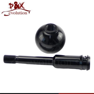 Black Shift knob & Gear Shifter Extension Straight Lever for VW T4 Van 1990-2003 - Image 1 of 4