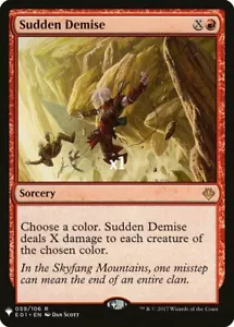 MTG Mystery Booster MB1 Sudden Demise MINT - Picture 1 of 1
