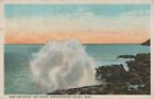 Surf and Rock The Ledges Manchester by the Sea Massachusetts 1931 Postcard