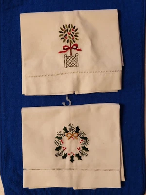 2 Toallas de té de Navidad Bosque de Menta Foto 1 de 2