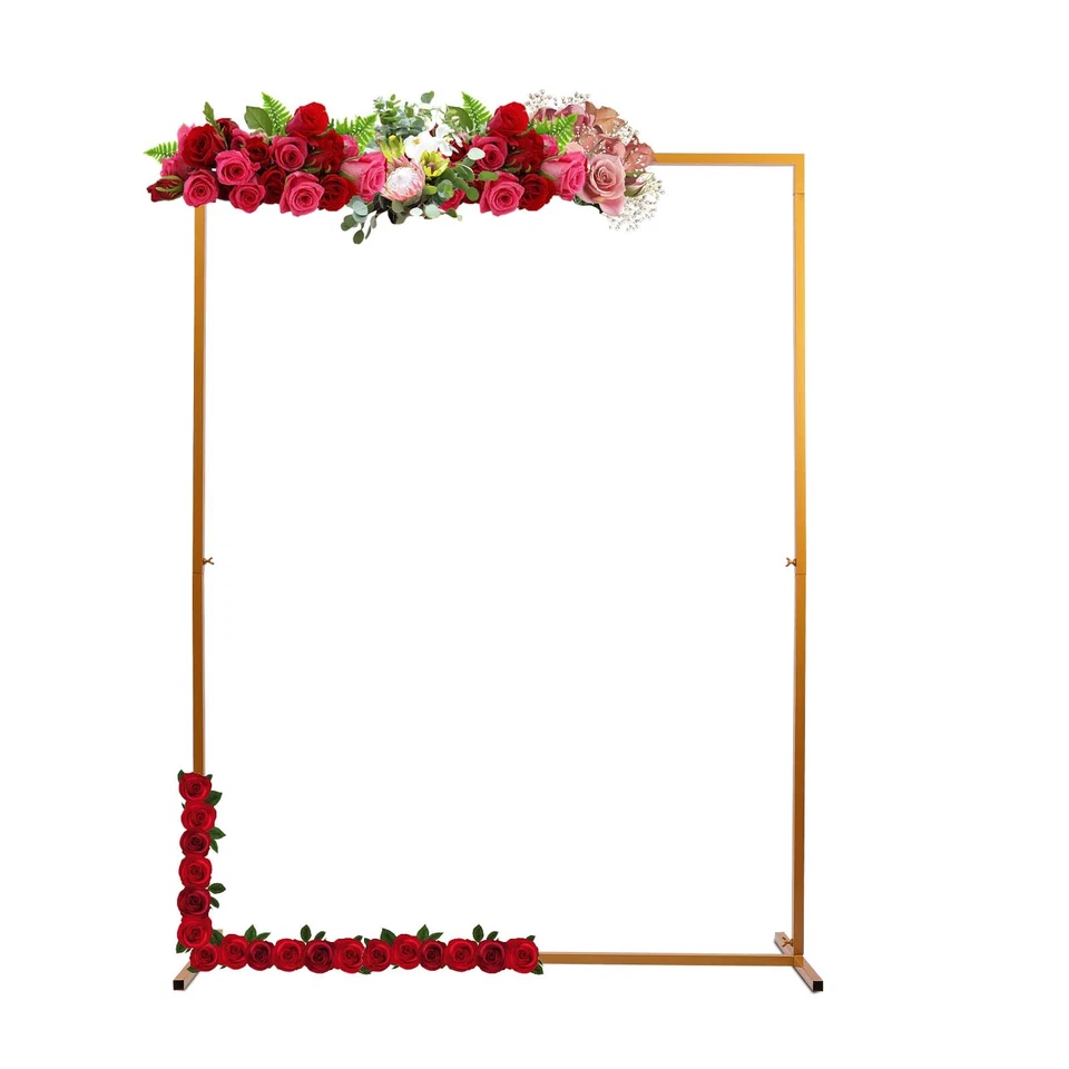 Suporte para balão de flores festa pano de fundo de metal arco de casamento 2x1,5 m - Imagem 1 de 4