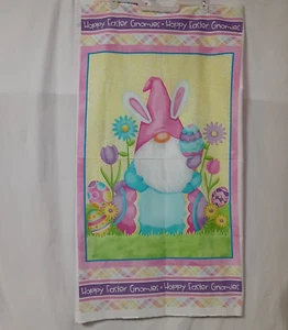 Hoppy Easter Gnome 24 x 44 Inch Quilt Fabric Panel Henry Glass - Picture 1 of 4
