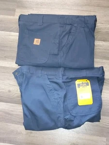 Carhartt Men's Loose Fit Canvas Utility Pants Lot Of 2 New 38×30 - Picture 1 of 7