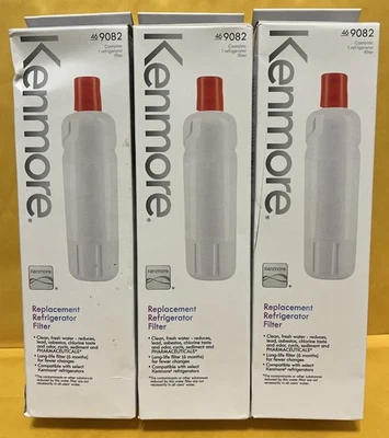 3 Pack Kenmore 9082 469082  Refrigerator Water Filter New Sealed 46-9082  - Image 1 of 3