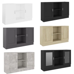 Sideboard Schöne moderne Kommode Schrank Sonoma-Eiche Holzwerkstoff Mehrfarbige - Bild 1 von 32
