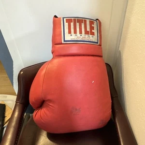 Guantone da boxe enorme titolo vintage grande esposizione negozio promozionale lungo 25" - Foto 1 di 7