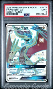 PSA 9 Noivern GX Shiny Full Art SV78/SV94 Hidden Fates Pokemon - Picture 1 of 2
