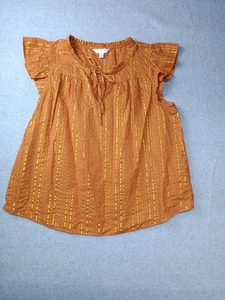 Top LC Lauren Conrad, para mujer, talla L, naranja brillante - Imagen 1 de 3