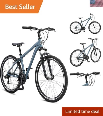 Bicicleta híbrida Versatile Network 1 - 21 velocidades, ligera con horquilla de suspensión Foto 1 de 4