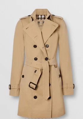 The Sandringham-Mid Length Trench Honey Coat USA 2 - Image 1 of 4