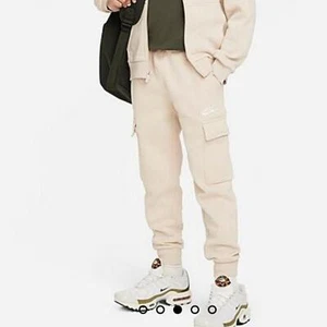 KIDS' NIKE SPORTSWEAR CLUB FLEECE CARGO JOGGER PANTS sweatpants - Picture 1 of 9