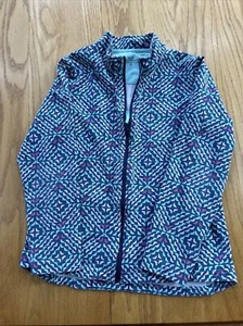 Vineyard Vines Girls Lightweight Jacket Size XL Youth Zip Up Multi Color - Picture 1 of 7
