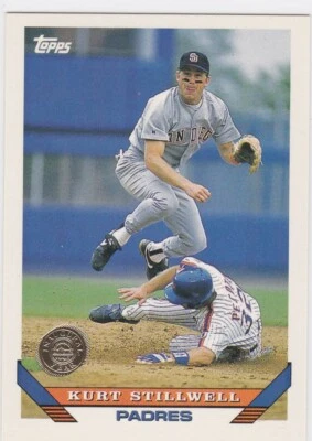 1993 Topps Inaugural Rockies #84 Kurt Stillwell Padres Free Shipping! - Image 1 of 2