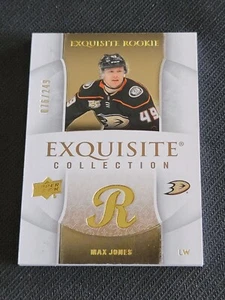 2019-20 UPPER DECK EXQUISITE MAX JONES 05R-MJ #ed 76/249 ROOKIE RC - Picture 1 of 2