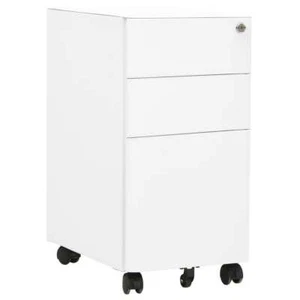 File Cabinet White 30x45x59 Steel B6W6 - Picture 1 of 11