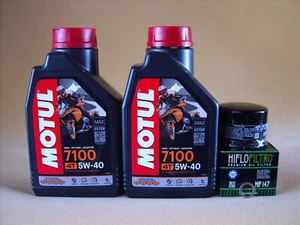 Motul 7100 5w40 Öl + Ölfilter YAMAHA YFM660R (Raptor) alleBj - Bild 1 von 1