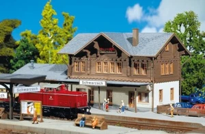 N Scale Faller 212108 Bahnhof Schwarzach Station Model Kit Miniature Scenery New - Picture 1 of 3