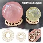 Crystal Ball Stand Wood Sphere Holder Crystal Ball Display Bracket Pedestal F7S1