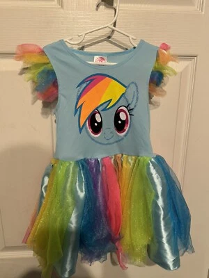 My Little Pony Movie MLP Rainbow Dash Costume Disguise Child Size Small 4-6 - Image 1 of 4