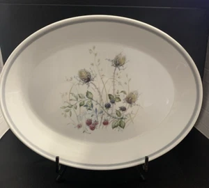 Royal Albert Wild Briar Country Garden 13" Oval Serving Platter - Picture 1 of 10