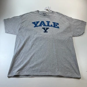 NEW NWT Champion Yale Bulldogs Shirt Adult Extra Large XL Gray Crew Neck NCAA - Picture 1 of 7
