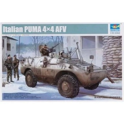 Italian Puma 4x4 Military Vehicle - Plastic Model Kit 1:35 Trumpeter 05525 - Immagine 1 di 2