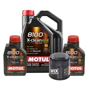 7L Motul 8100 X-CLEAN EFE 5W30 Wix Filter Engine Motor Oil Change Kit API SN - Picture 1 of 1