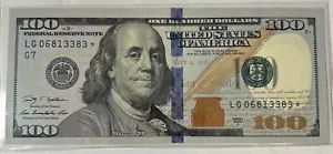 2009 A $100 One Hundred Dollar Federal Reserve Note - UNC ~ Star Note - Picture 1 of 2