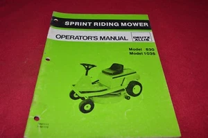 Deutz Allis Chalmers 830 1036 Sprint Reiten Rasenmäher Operator Manuelle YABE16 - Bild 1 von 1