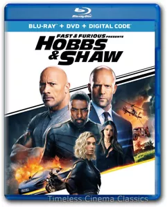 Fast & Furious Presents Hobbs & Shaw Blu ray/DVD New Dwayne Johnson JasonStatham - Picture 1 of 1