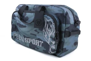 PHILIPP PLEIN Philadelphia Mens Bag ONE SIZE Camouflage Pattern Pockets Duffle - Picture 1 of 10