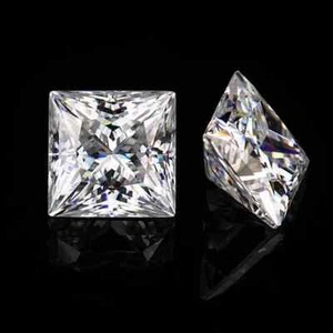 LOOSE LAB GROWN CVD DIAMOND 6.0 MM PRINCESS D COLOR FL CLARITY CERTIFIED DIAMOND - Picture 1 of 6