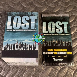 LOST SEASON ONE COMPLETE 90-TRADING CARD SET WITH WRAPPER TV SHOW 2005 INKWORKS - Picture 1 of 1