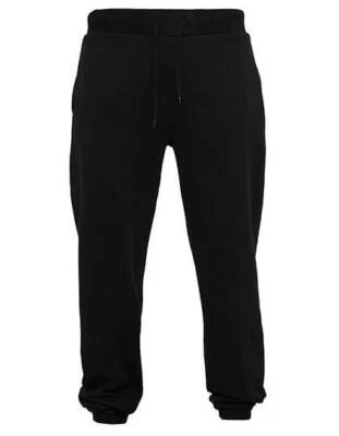 Pantalon de Jogging Homme Survêtement Sport Entraînement Basic Neuf Noir - Photo 1/2