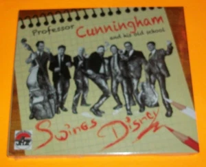 ⭐NEW/SEALED⭐ PROFESSOR CUNNINGHAM AND HIS OLD SCHOOL - SWINGS DISNEY CD 15 TRACS - Imagen 1 de 2