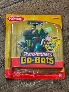 Transformers - Dino-Bot - Go-Bots - Playskool - 2002 - New on Card Sealed - Picture 1 of 2