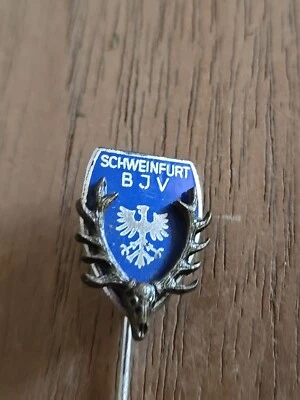 Alte Anstecknadel Schweinfurt Bayerischer Jagd Verband  (226) - Bild 1 von 3