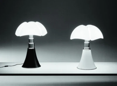 Martinelli Luce Pipistrello Ø 55 Lampada da tavolo - design Gae Aulenti 1965 - Photo 1/4