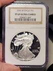 2006-W Proof American Silver Eagle NGC PF-69 Ultra Cameo with Brown Label