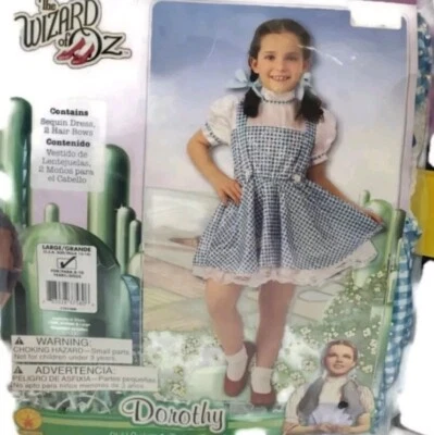 The Wizard of Oz Dorothy Girls Halloween Costume Sz 8-10 Medium  - Image 1 of 4